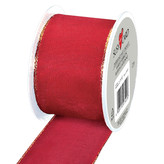Stuha textilná 2mx40mm, červená
