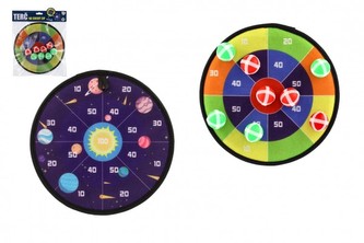 Terč na suchý zips obojstranný 27cm + loptičky 8ks v sáčku