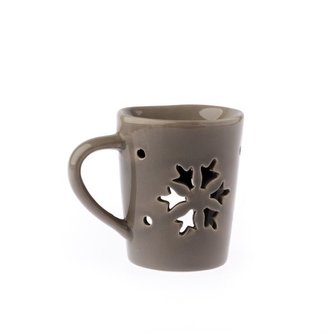 Keramická aromalampa s vločkou, 6/36