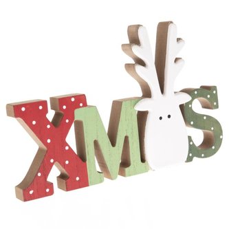 Dřevěná dekorace Xmas, 6/48