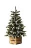 Umělý vánoční stromek v dřevěném květináči, 0/1