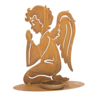 Kovový svícen - anděl, 12/36