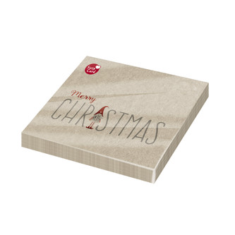 Ubrousky vánoční 33x33 cm, Vánoční skřítek