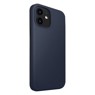 UNIQ Lino Hue Antimicrobial iPhone 12 mini modrý