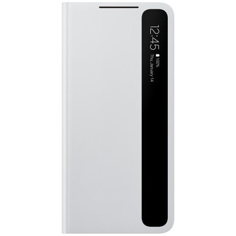 Samsung Clear View Cover pouzdro Galaxy S21+ 5G (EF-ZG996CJE) světle šedé