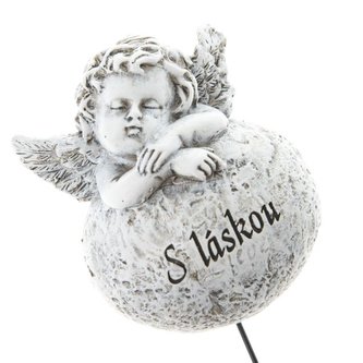 Polyresinový anděl - zápich, 12/144