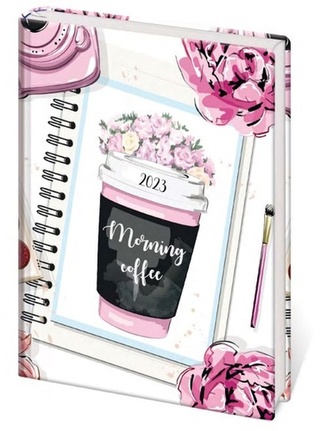 Diář 2023 A5 LYRA týdenní Coffee