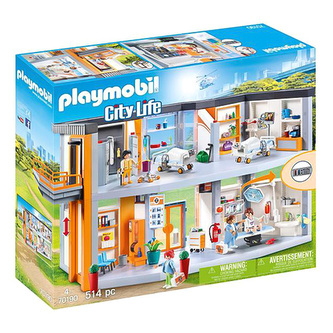Velká nemocnice s vybavením Playmobil, Nemocnice, 514 dílků