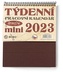 Pracovní Retro mini týdenní 2023 - stolní kalendář