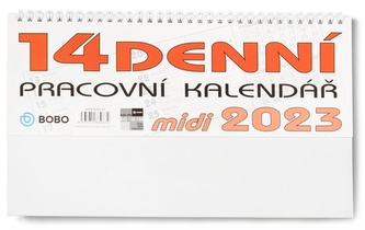 Pracovní midi 14denní 2023 - stolní kalendář