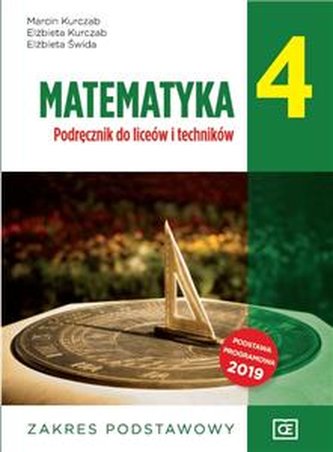 Matematyka klasa 4 Szkoła ponadpodstawowa Podręcznik Zakres pods