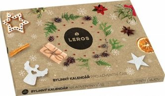 LEROS Bylinný kalendář pro adventní čas 24 sáčků