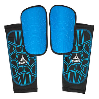 Chrániče holeně Select Shin guards Super Safe modro černá, Chrániče holeně Select Shin guards Super Safe modro černá | 1154_BLACK-BLUE | M