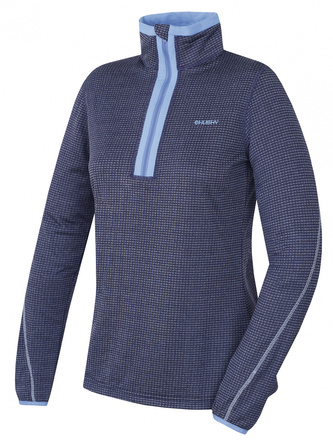 Dámská mikina s rolákem Artic L tm. purpurová/sv. modrá - XS