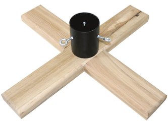 Stojánek na stromeček 50 x 50 cm kříž masiv smrk