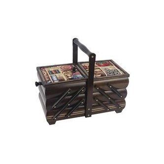 Kazeta rozkládací střední, tm. hnědá 0960010/02