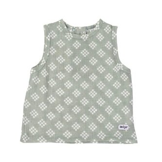 LODGER Tank Topper Tribe Muslin Silt Green 80