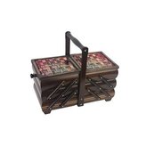 Kazeta rozkládací střední, tm. hnědá 0960010/03