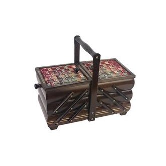 Kazeta rozkládací střední, tm. hnědá 0960010/03