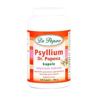 Psyllium Dr. Popova kapsle, 120 ks Dr. Popov