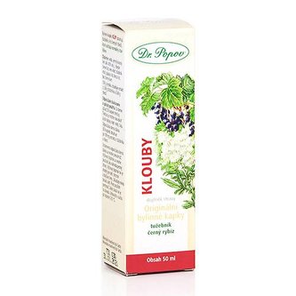 Kĺby, originálne bylinné kvapky, 50 ml Dr. Popov