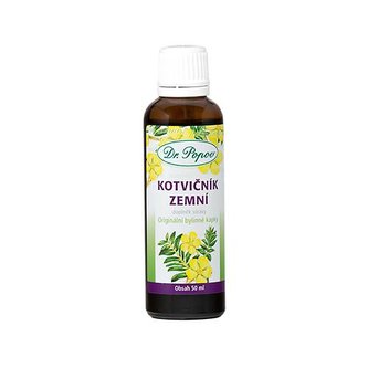 Kotvičník zemný, originálne bylinné kvapky, 50 ml Dr. Popov