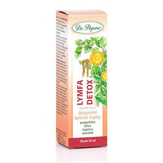 Lymfa - detox, originálne bylinné kvapky, 50 ml Dr. Popov Lymfa - detox, originálne bylinné kvapky, 50 ml Dr. Popov