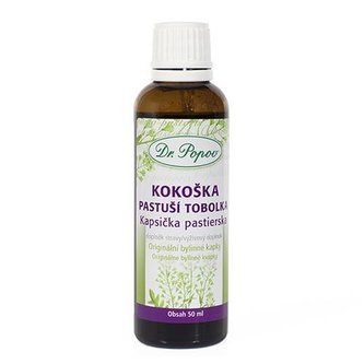 Kokoška pastierska, originálne bylinné kvapky, 50 ml Dr. Popov