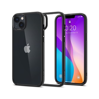 Spigen Crystal Hybrid, matte black - iPhone 14