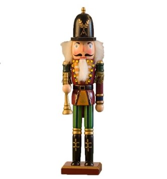 Dziadek do orzechów drewniany 30cm