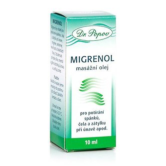 Migrenol, masážny olej, 10 ml Dr. Popov
