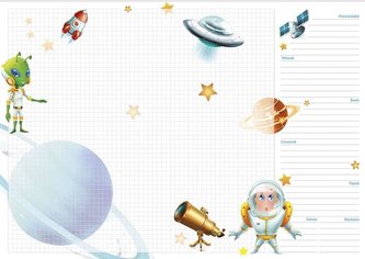Podkład na biurko Planer Kosmos