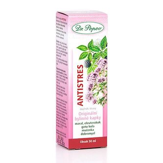 Antistres, originálne bylinné kvapky, 50 ml Dr. Popov