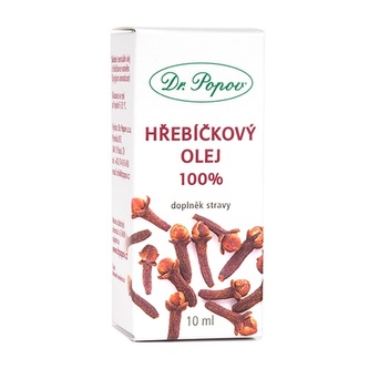 Klinčekový olej 100%, 10 ml Dr. Popov