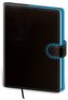 Diář 2023 denní A5 Flip - černo/modrá