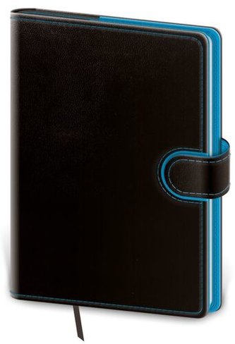 Diář 2023 Flip - černo/modrá, týdenní A5