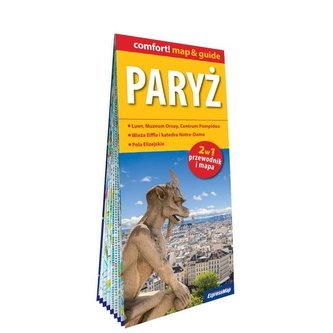 Comfort! map Paryż 2w1 przewodnik i mapa