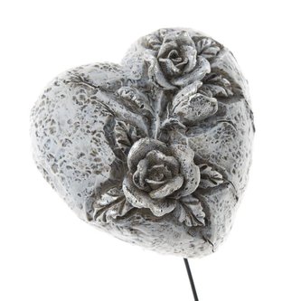 Polyresinové srdce - zápich, 12/144