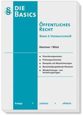 Basics Öffentliches Recht II - Verwaltungsrecht - Hemmer, Karl-Edmund ...