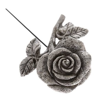 Polyresinová růže - zápich, 12/144