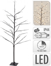 Dekorativní svítící strom 120 cm, 240 mikro LED, teplá bílá