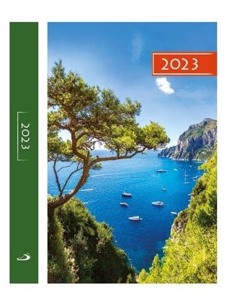 Terminarz 2023 B6 Kolorowy góry i woda