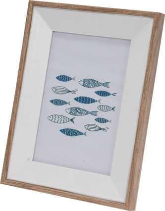 Dřevěný fotorámeček 20,4x15,3x1,8 cm