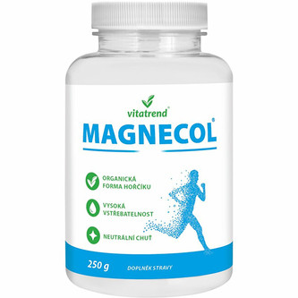 Vitatrend Magnecol, organická forma hořčíku - dóza 170 g