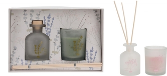 Sada vůní - vonný difuzér a svíčka Eukalyptus