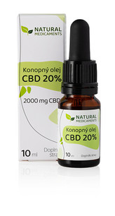 Natural Medicaments Konopný olej CBD 20% 10 ml