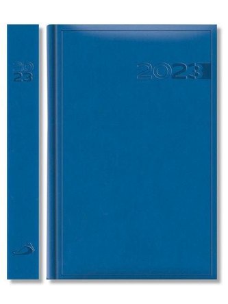 Terminarz 2023 B6 Print niebieski