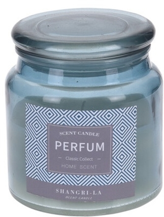 Vonná svíce ve skle 11,2x10,2 cm bílý květ