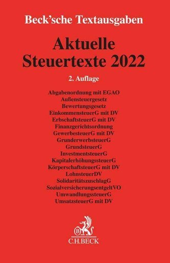 Aktuelle Steuertexte 2022