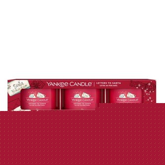 Yankee Candle Sada votivních svíček ve skle Letters To Santa 3 x 37 g unisex